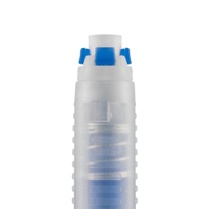 Caneta Borracha Retrátil Redonda 13 cm Azul Brw