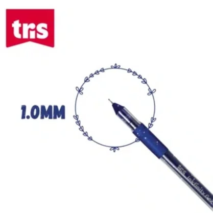 Caneta em Gel 0,5 mm Azul Escuro Inkfinity Tris