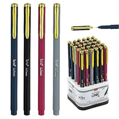 Caneta Esferografica 0,7 Unic Slim Ca 0059 Brw Cinza