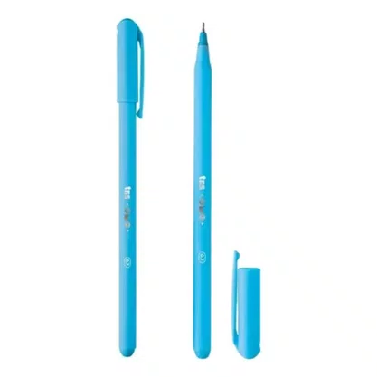 Caneta Esferográfica 0,7mm Azul Claro OMG Tris