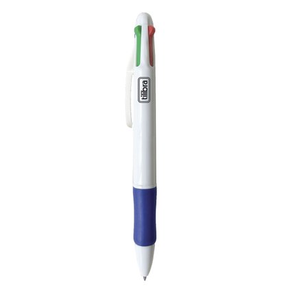 Caneta Esferográfica 0.7mm Azul/Vermelho/Preto/Verde RC4 Tilibra