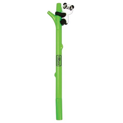 Caneta Gel 0.5mm Verde Escuro Panda Tilibra