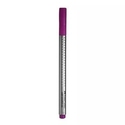Caneta Grip Ponta Fina Roxa Faber Castell