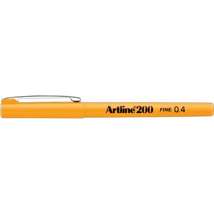 Caneta Hidrográfica 0.4mm Amarelo 200 Artiline Tilibra