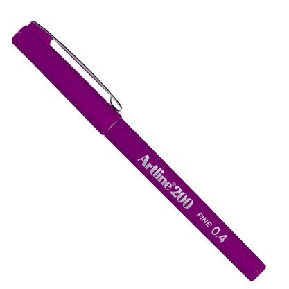 Caneta Hidrográfica 0.4mm Magenta 200 Artiline Tilibra
