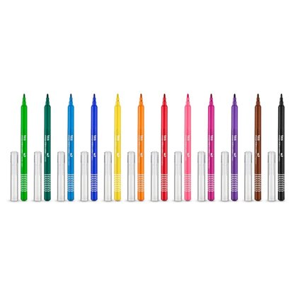 Caneta Hidrocor 12 Cores Mega Hidro Color Tris