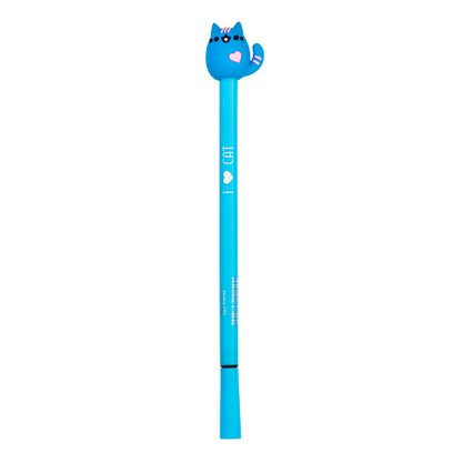 Caneta Hidrográfica Fina 0.4mm Azul Gato Cat Brw
