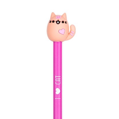 Caneta Hidrográfica Fina 0.4mm Rosa Gato Cat Brw