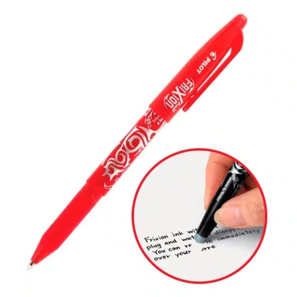 Caneta Pilot Frixion Apagável Vermelha 0,7