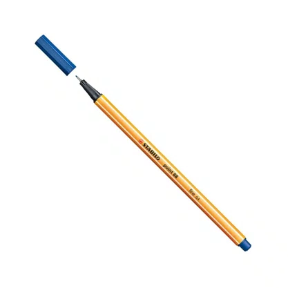 Caneta Stabilo Point 88 Azul Escuro