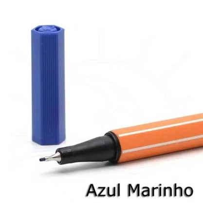 Caneta Stabilo Point 88 Azul Marinho