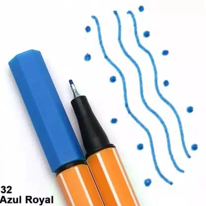 Caneta Stabilo Point 88 Azul Royal