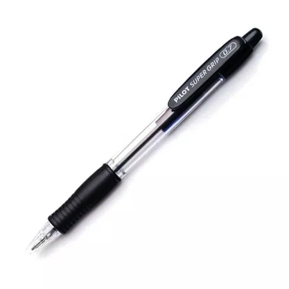 Caneta Super Grip 1.0 Preta Pilot
