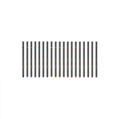 Caneta Superfina 0.4mm 19 Cores Study Verão Vibes Tris