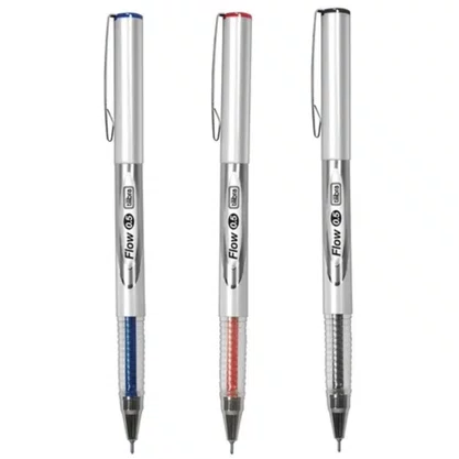 Caneta Tilibra Flow Gel Azul/Preta/Vermelha 0,5mm