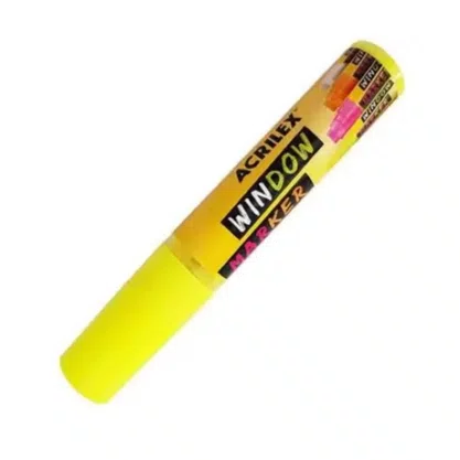 Caneta Vitrine Window Marker Amarelo Acrilex