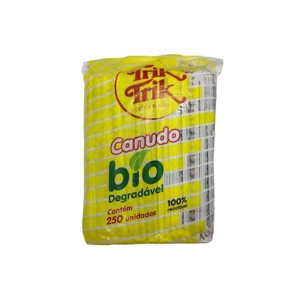 Canudo Milk Shake com 250 Unidades Trik Trik