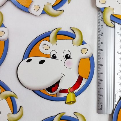 Capa para Pirulito Grande Vaca C/10 Unidades Kaixote