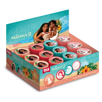 Carimbo Divertidos Unidade Sortido Moana Tris