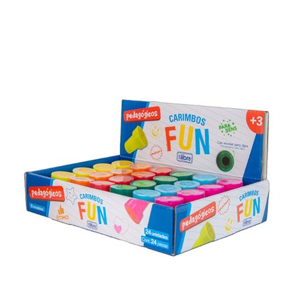 Carimbo Fun Verde Parabéns Pedagógicos Tilibra