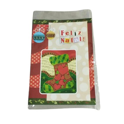 Cartão Natal Natal Pop 57 JI Cart - Meia com Coração