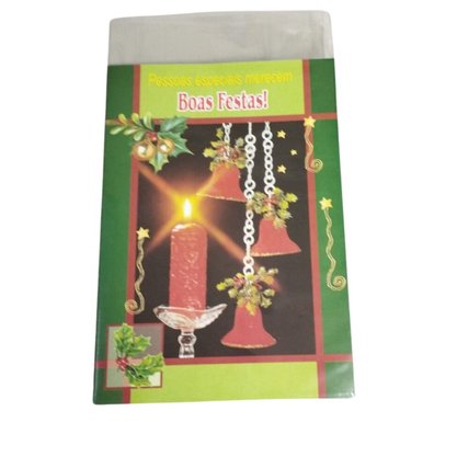 Cartao Natal Natal Pop 63 Ji Cart Sinos E Velas Vermelhas