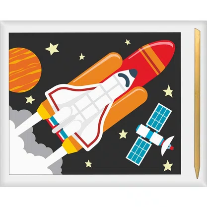 Cartelas De Raspadinhas Espaço Astronauta 6un Tilibra