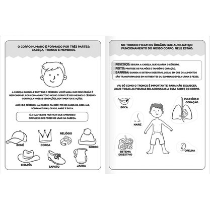 Cartilha de Atividades Corpo Humano Académie Tilibra