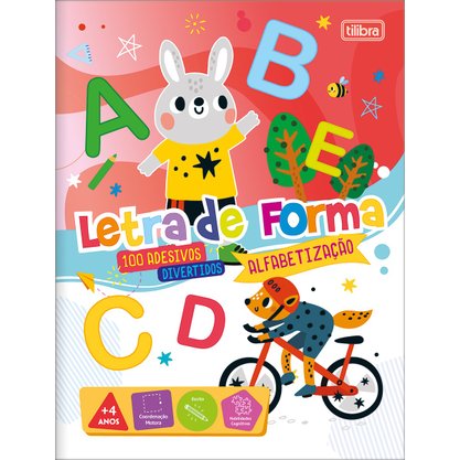 Cartilha de Atividades Letra de Forma - Alfabetização Académie Tilibra