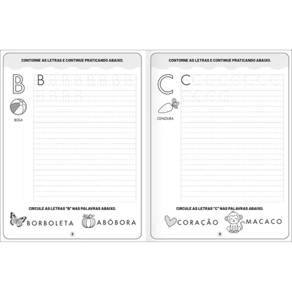 Cartilha de Atividades Letra de Forma - Alfabetização Académie Tilibra