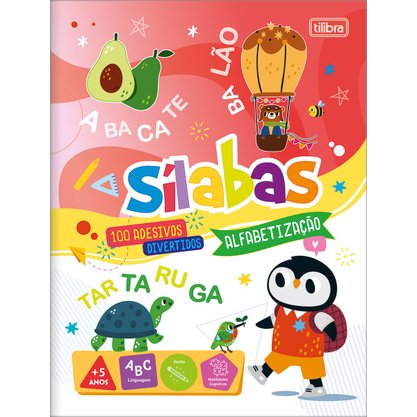 Cartilha de Atividades Sílabas - Alfabetização Académie Tilibra