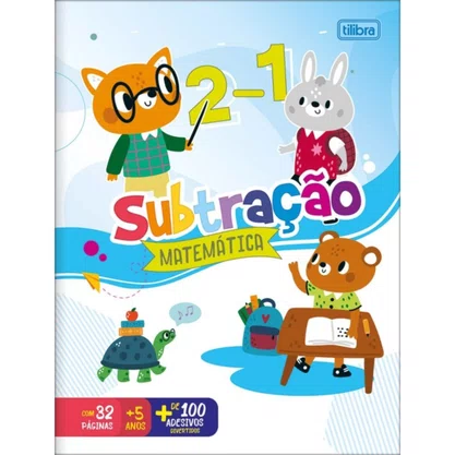 Cartilha De Matemática Subtração 16fls Tilibra