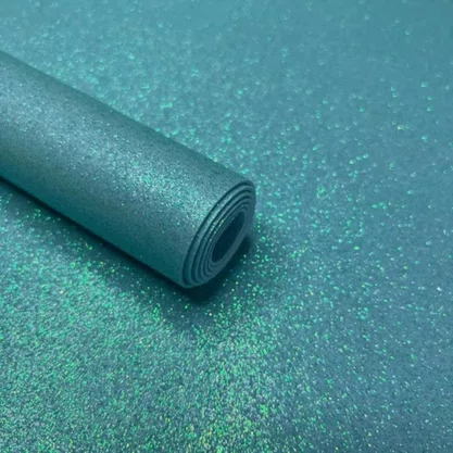 Cartolina EVA Glitter Azul Turquesa 40x60 Unidade Seller