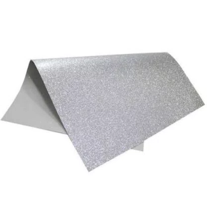 Cartolina EVA Glitter Prata 40x60 Unidade Seller