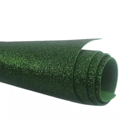 Cartolina EVA Glitter Verde Escuro 40x60 Unidade Seller
