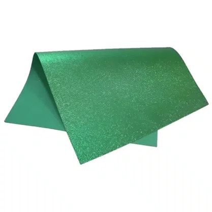 Cartolina EVA Glitter Verde Escuro 40x60 Unidade Seller