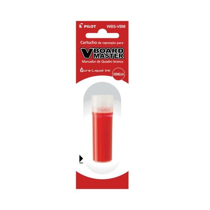 Cartucho Reposição Para Marcador de Quadro Branco Vermelho Board Master Pilot