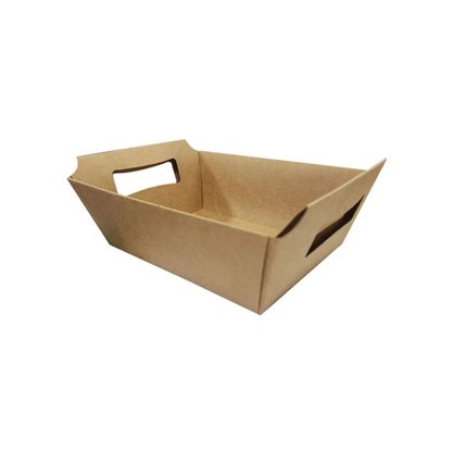 Cesta Papel Cartão Pequena Kraft Albano Cod 32547