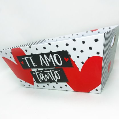 Cesta Rígida Tanto Amor 27Cm X 21Cm X 12 Cm Cromus