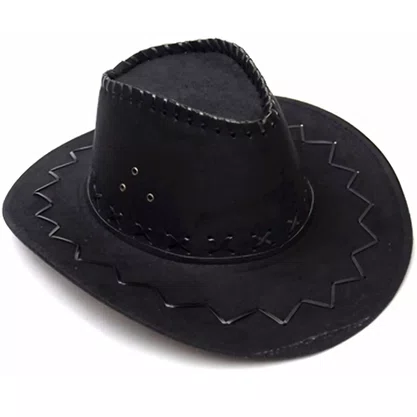Chapéu Cowboy Preto Adulto – Ref. M-231390