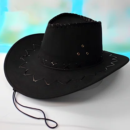 Chapéu Cowboy Preto Adulto – Ref. M-231390
