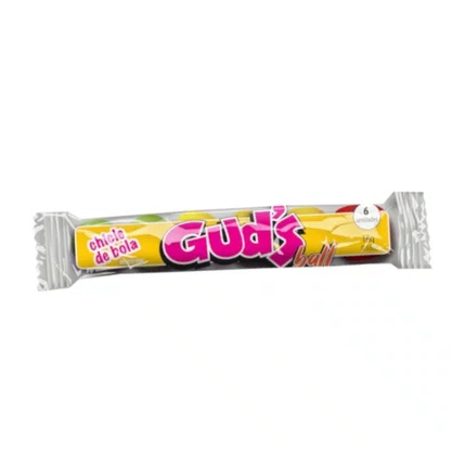 Chiclete Gud’s Ball Sortido 18 Tubos com 6 Unidades Toffano