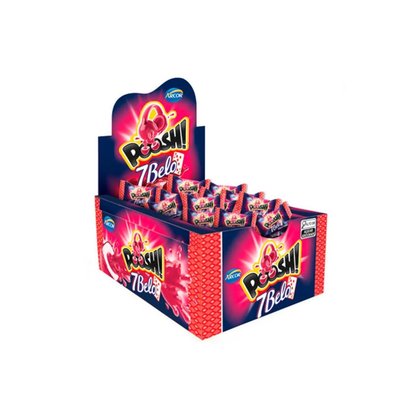 Chiclete Poosh 7Belo 40 Unidades Arcor