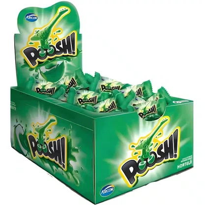 Chiclete Poosh Hortelã 40 unidades Arcor