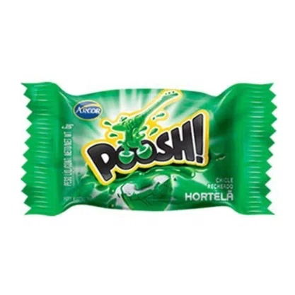 Chiclete Poosh Hortelã 40 unidades Arcor
