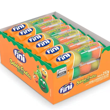 Chiclete Salada De Frutas Azedinha Cx 18unx14g Fini