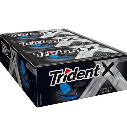 Chiclete Trident Fresh Intense 8g 21 Unidades Mondeléz
