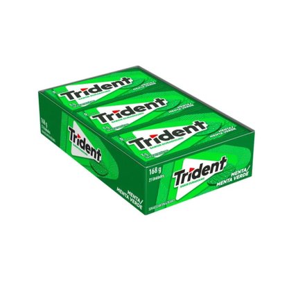 Chiclete Trident Menta 8g 21 Unidades Mondeléz