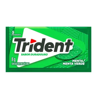 Chiclete Trident Menta 8g 21 Unidades Mondeléz