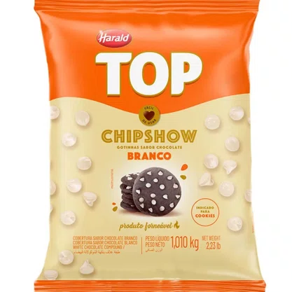 ChipShow Gotinha Chocolate Branco 1,010kg Top Harald